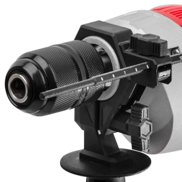 Дриль ударний 900Вт, 0-2800об/хв, 1,5-13мм, метал. корпус редуктора, самозатискний патрон -
                                                        Фото 6