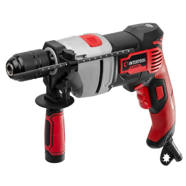 Дриль ударний 900Вт, 0-2800об/хв, 1,5-13мм, метал. корпус редуктора, самозатискний патрон -
                                                        Фото 7