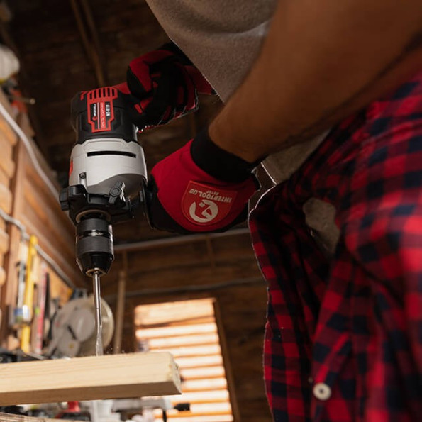 Дриль ударний 900Вт, 0-2800об/хв, 1,5-13мм, метал. корпус редуктора, самозатискний патрон -
                                                        Фото 9