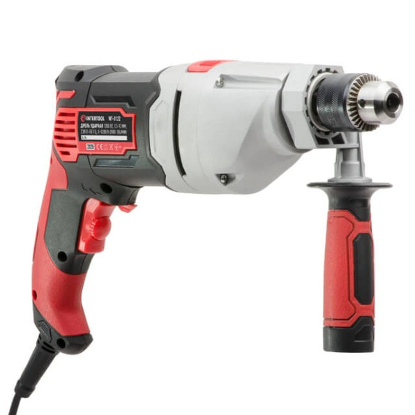 Дриль ударний 1200Вт, 2 швидкості: 0-1200/0-2800об/хв, 1,5-13мм, метал. корпус редуктора, -
                                                        Фото 4