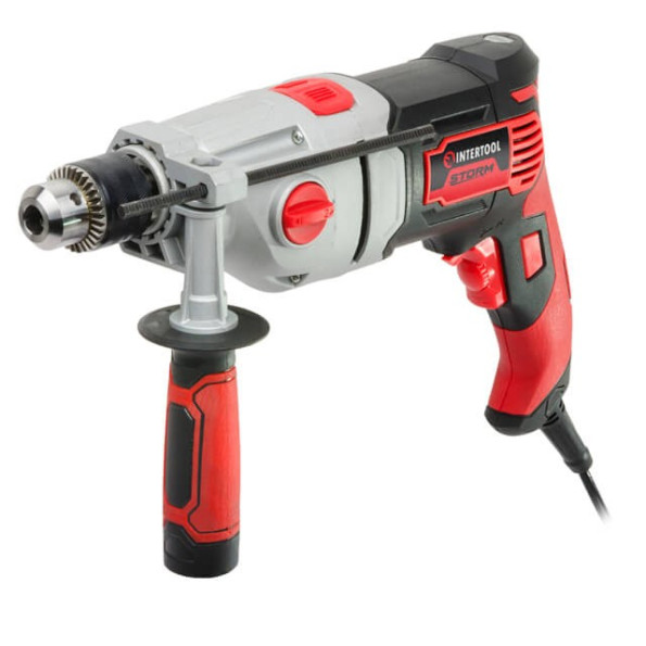 Дриль ударний 1200Вт, 2 швидкості: 0-1200/0-2800об/хв, 1,5-13мм, метал. корпус редуктора, -
                                                        Фото 7