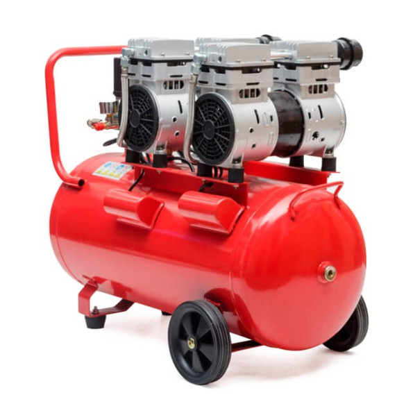 Компресор 50 л, 2x0.75, 220 В, 8aтм, 270 л/хвил, малошумний, безмасляний, 4 циліндри -
                                                        Фото 6