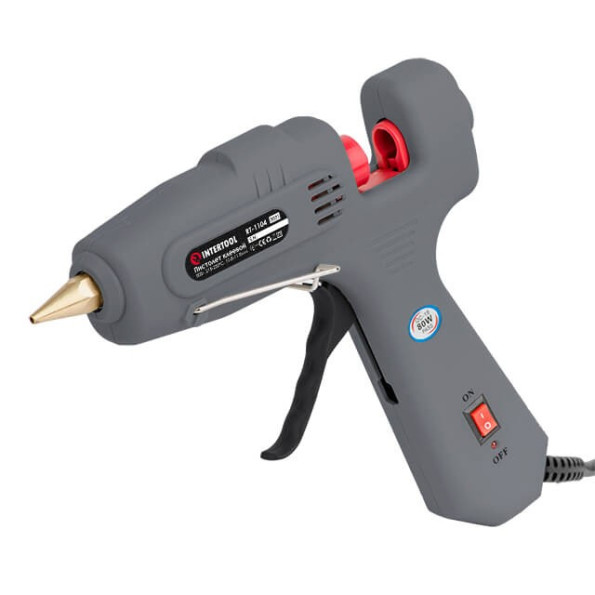 Пістолет клейовий 80Вт, 230В, 215-230°C під стрижні 10.8-11.5мм, 13-30 г / хв. -
                                                        Фото 2
