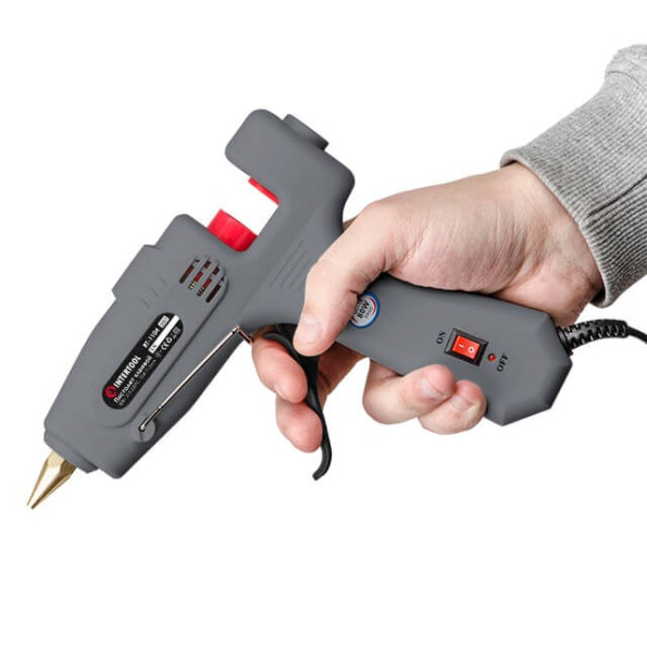 Пістолет клейовий 80Вт, 230В, 215-230°C під стрижні 10.8-11.5мм, 13-30 г / хв. -
                                                        Фото 5