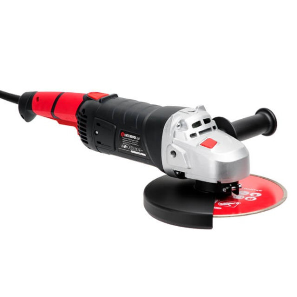 Шліфмашина кутова 2400Вт, діаметр круга 230мм, 6300 об/хв, плавний пуск -
Фото 4 Шліфмашина кутова 2400Вт, діаметр круга 230мм, 6300 об/хв, плавний пуск -
Фото 4