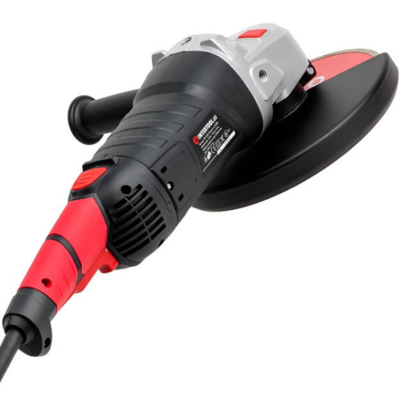 Шліфмашина кутова 2400Вт, діаметр круга 230мм, 6300 об/хв, плавний пуск -
Фото 6 Шліфмашина кутова 2400Вт, діаметр круга 230мм, 6300 об/хв, плавний пуск -
Фото 6