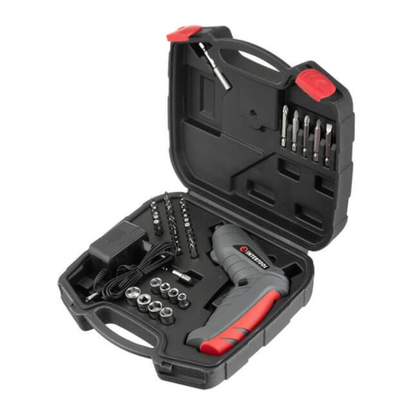 Викрутка акумуляторна 3.6V, NiCd, поворотна рукоятка, кейс+насадки -
                                                        Фото 7