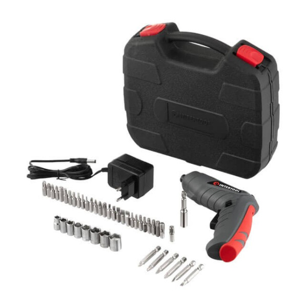 Викрутка акумуляторна 3.6V, NiCd, поворотна рукоятка, кейс+насадки -
                                                        Фото 8