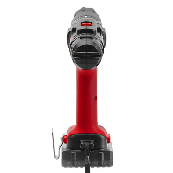 Дрель-шуруповерт аккумуляторная 18 В, 35 Nm, 0-400/0-1500 об/мин, 0,8-10 мм, литий-ион, 2x2.0 Ач, ЗУ, кейс INTERTOOL WT-0328 -
                                                        Фото 4