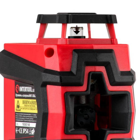 Уровень лазерный 360 град, 2 лазерные головки, зеленый лазер INTERTOOL MT-3062 -
                                                        Фото 2
