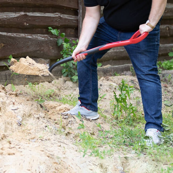 Лопата штикова, ручка з фібергласу, 217х290х1050 мм -
                                                        Фото 9