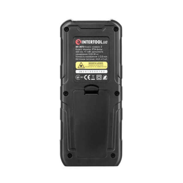 Дальномер лазерный 30м, откидная ножка INTERTOOL MT-3073 -
Фото 6 Дальномер лазерный 30м, откидная ножка INTERTOOL MT-3073 -
Фото 6