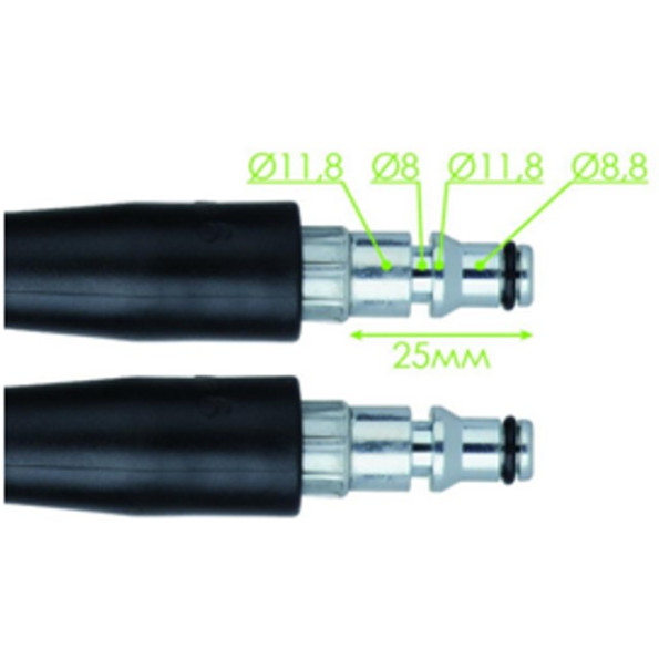 Шланг високого тиску 10м, до мийок DT-1502/DT-1503/1504/1508/1509/1515/1517, макс. 200бар -
                                                        Фото 4