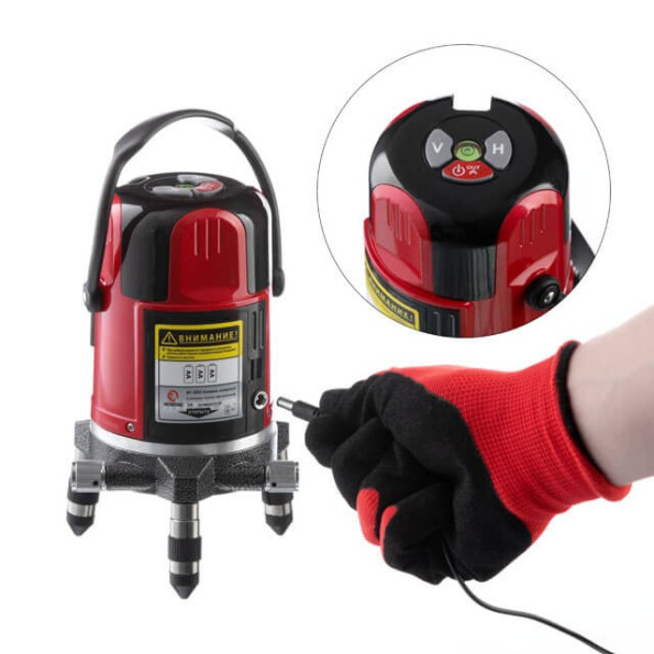 Уровень лазерный 2 лазерные головки, красный лазер INTERTOOL MT-3003 -
Фото 5 Уровень лазерный 2 лазерные головки, красный лазер INTERTOOL MT-3003 -
Фото 5