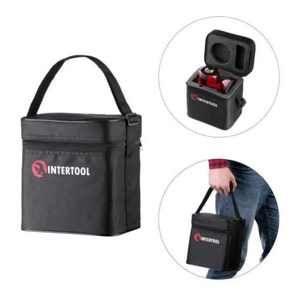 Уровень лазерный 2 лазерные головки, красный лазер INTERTOOL MT-3003 -
Фото 6 Уровень лазерный 2 лазерные головки, красный лазер INTERTOOL MT-3003 -
Фото 6