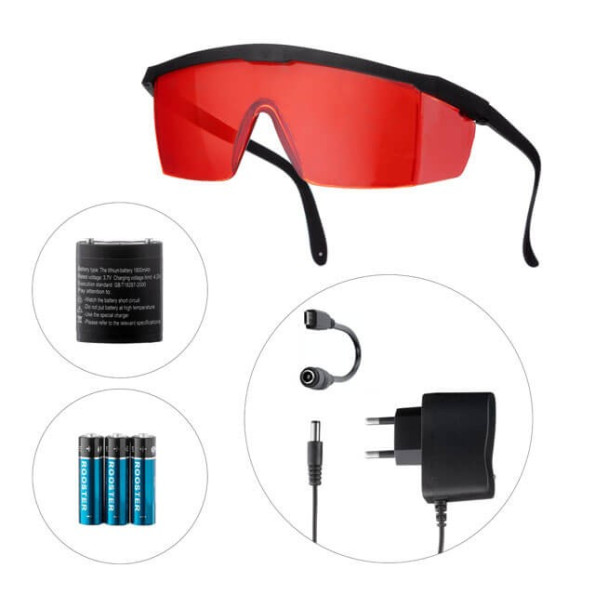 Уровень лазерный 2 лазерные головки, красный лазер INTERTOOL MT-3003 -
Фото 7 Уровень лазерный 2 лазерные головки, красный лазер INTERTOOL MT-3003 -
Фото 7