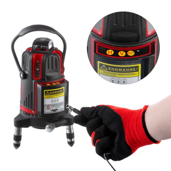 Уровень лазерный 5 лазерных головок, красный лазер INTERTOOL MT-3004 -
Фото 5 Уровень лазерный 5 лазерных головок, красный лазер INTERTOOL MT-3004 -
Фото 5