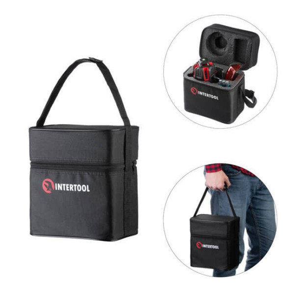 Уровень лазерный 5 лазерных головок, красный лазер INTERTOOL MT-3004 -
Фото 6 Уровень лазерный 5 лазерных головок, красный лазер INTERTOOL MT-3004 -
Фото 6