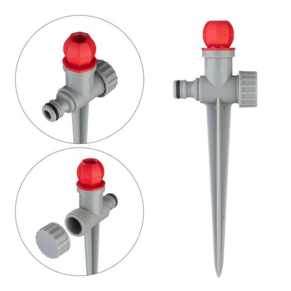 Дождеватель-ороситель статический круговой на костыле  Дождеватель-ороситель статический круговой на костыле