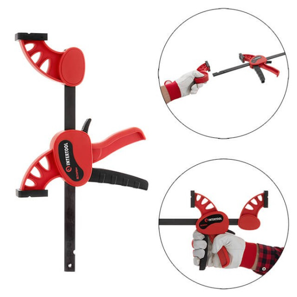 Струбцина автомат 150 * 60мм, зусилля затиску до 70 кг -
Фото 3 Струбцина автомат 150 * 60мм, зусилля затиску до 70 кг -
Фото 3