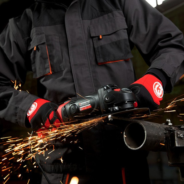 Шліфмашина кутова 1200Вт, діаметр круга 125мм, 5000-12000 об/хв, поворотне руків'я -
                                                        Фото 10