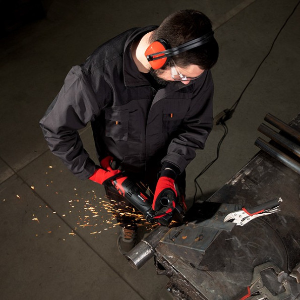 Шліфмашина кутова 1200Вт, діаметр круга 125мм, 5000-12000 об/хв, поворотне руків'я -
                                                        Фото 8