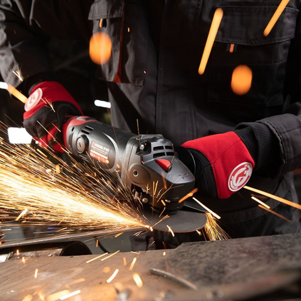 Шліфмашина кутова 1200Вт, діаметр круга 125мм, 5000-12000 об/хв, поворотне руків'я -
                                                        Фото 9