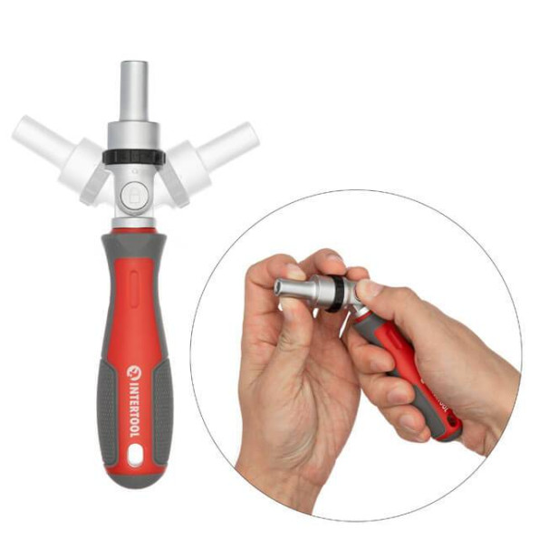 Набор отверток с комплектом насадок 51 ед INTERTOOL VT-3352 -
                                                        Фото 4