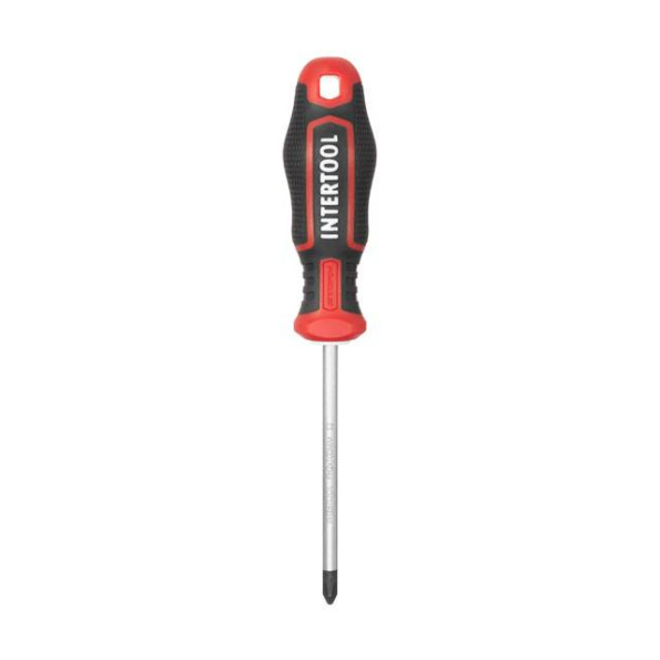 Отвертка крестовая PH2*100 мм, S2, STORM INTERTOOL VT-3420 -
                                                        Фото 3