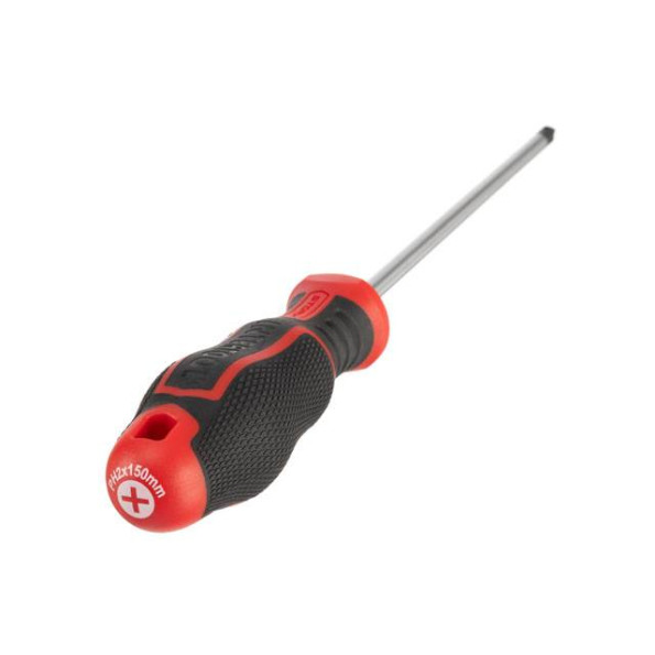 Отвертка крестовая PH2*150 мм, S2, STORM INTERTOOL VT-3422 -
                                                        Фото 2