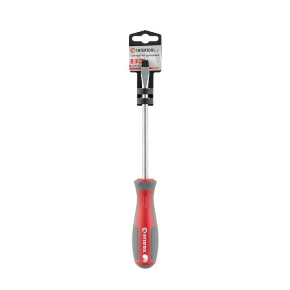 Отвертка шлицевая SL8.0*150 мм, CR-V INTERTOOL VT-3312 -
                                                        Фото 5