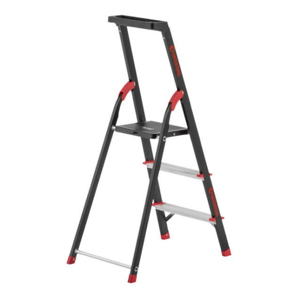 Драбина 3 сходинки 63 см с лотком для инвентаря INTERTOOL -
                                                        Фото 2