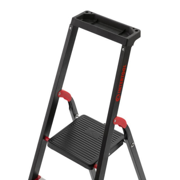 Драбина 3 сходинки 63 см с лотком для инвентаря INTERTOOL -
                                                        Фото 6