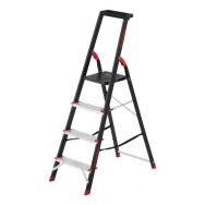 Драбина 4 сходинки 85 см с лотком для инвентаря INTERTOOL