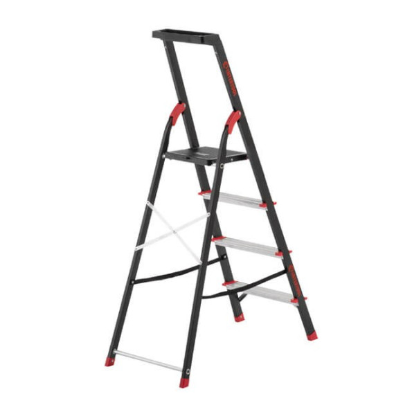 Драбина 4 сходинки 85 см с лотком для инвентаря INTERTOOL -
                                                        Фото 2