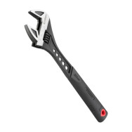 Ключ разводной 300 мм кованный, рукоятка TPR, HRC 40~50, Cr-V STORM INTERTOOL XT-0085 Ключ разводной 300 мм кованный, рукоятка TPR, HRC 40~50, Cr-V STORM INTERTOOL XT-0085