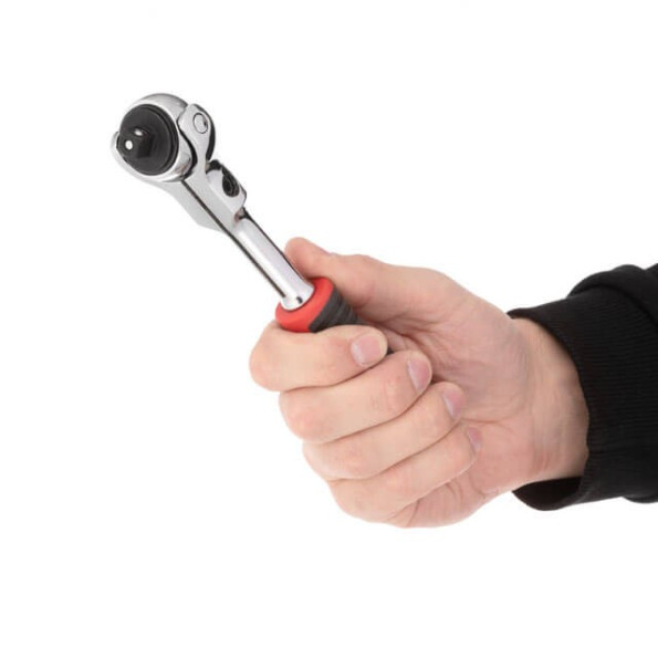 Рукоятка с храповым механизмом поворотная, 72 зуба 3/8