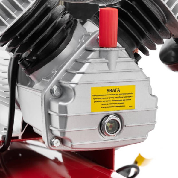 Компресор 100л, 3 кВт, 220 В, 8 aтм, 420 л/хв, 2 циліндри. -
                                                        Фото 7