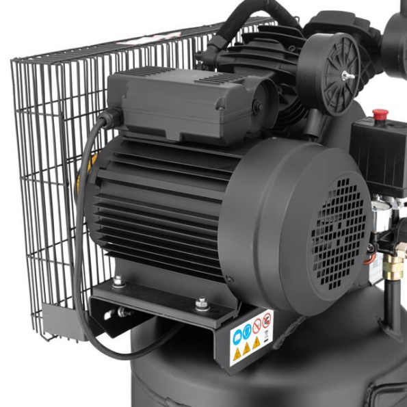 Компрессор 100 л, вертикальный, 3 кВт, 220 В, 10 атм, 500 л/мин, 2 цилиндра INTERTOOL PT-0017 -
Фото 8 Компрессор 100 л, вертикальный, 3 кВт, 220 В, 10 атм, 500 л/мин, 2 цилиндра INTERTOOL PT-0017 -
Фото 8
