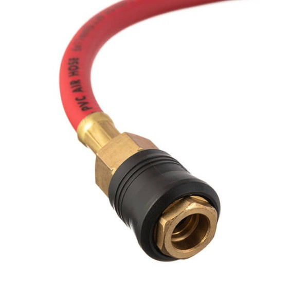 Шланг гібридний, професійний, 20 атм, 6 * 11мм, 10м з латунними швидкороз'ємними з'єднаннями, STORM -
                                                        Фото 3