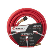Шланг гібридний, професійний, 20 атм, 8*15мм, 10м з латунними швидкороз'ємними з'єднаннями, STORM Шланг гібридний, професійний, 20 атм, 8*15мм, 10м з латунними швидкороз'ємними з'єднаннями, STORM