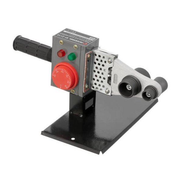 Паяльник для пластикових труб, 850 Вт, 0-300°C, насадки 20, 25, 32 мм, металевий кейс -
                                                        Фото 2