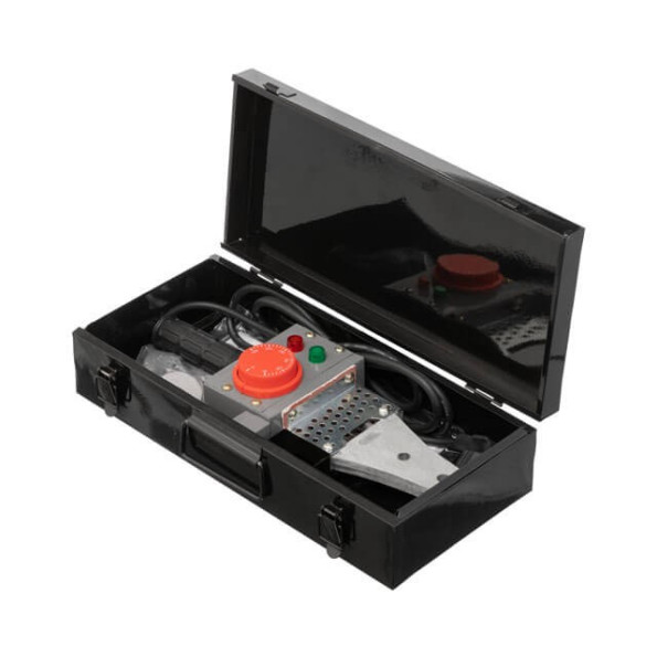 Паяльник для пластикових труб, 850 Вт, 0-300°C, насадки 20, 25, 32 мм, металевий кейс -
                                                        Фото 4