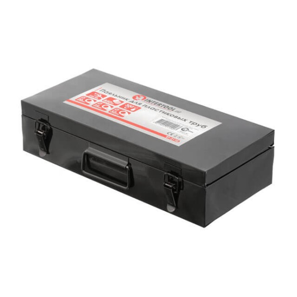 Паяльник для пластикових труб, 850 Вт, 0-300°C, насадки 20, 25, 32 мм, металевий кейс -
                                                        Фото 5