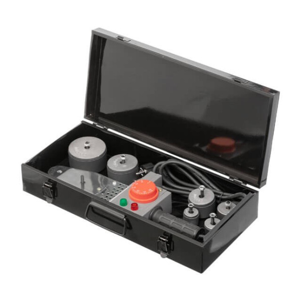 Паяльник для пластикових труб, 850 Вт, 0-300°C, насадки 20, 25, 32, 40, 50, 63 мм, металевий кейс -
Фото 4 Паяльник для пластикових труб, 850 Вт, 0-300°C, насадки 20, 25, 32, 40, 50, 63 мм, металевий кейс -
Фото 4