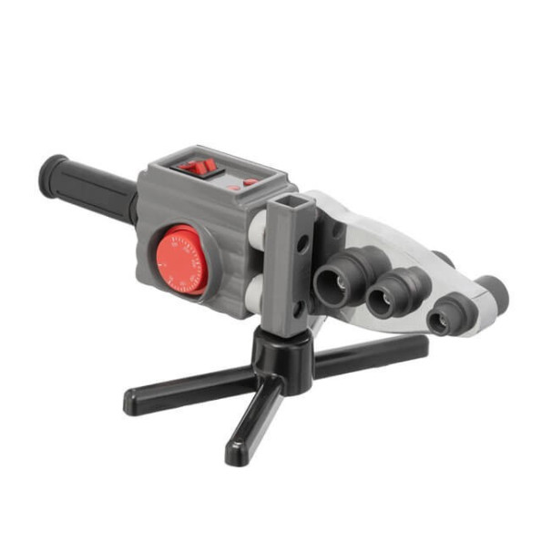 Паяльник для пластикових труб, 850/1850 Вт, 0-300°C, насадки 20, 25, 32, 40, 50, 63 мм, металевий кейс -
                                                        Фото 2