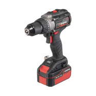 Дрель-шуруповерт аккумуляторная ударная с бесщеточным двигателем 20 В, 100 Нм, 0-410/0-1800 об/мин, 2-13 мм, Li-Ion, 4.0 Ач, ЗУ 4 А, кейс INTERTOOL WT-0361