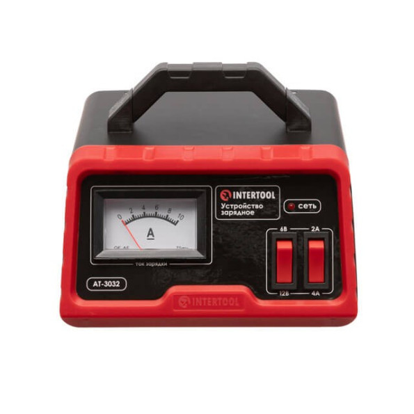 Устройство зарядное для аккумуляторов 6/12 В, 2/4 А, 4-45 Ач, с трансформатором INTERTOOL AT-3032 -
Фото 3 Устройство зарядное для аккумуляторов 6/12 В, 2/4 А, 4-45 Ач, с трансформатором INTERTOOL AT-3032 -
Фото 3