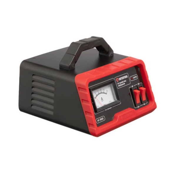 Устройство зарядное для аккумуляторов 6/12 В, 2/4 А, 4-45 Ач, с трансформатором INTERTOOL AT-3032 -
Фото 4 Устройство зарядное для аккумуляторов 6/12 В, 2/4 А, 4-45 Ач, с трансформатором INTERTOOL AT-3032 -
Фото 4