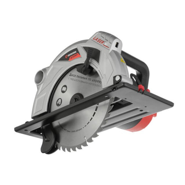 Пила дискова 2000 Вт, 5000 об/хв., кут 90-45°, глибина розпилу 85-56 мм, диск 235*30 мм, 40 зубів, лазер -
                                                        Фото 8